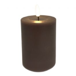 salg af Kunstig mokka LED bloklys, 7,5*10 cm.