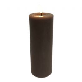 salg af Kunstig mokka LED bloklys 7,5*20 cm.