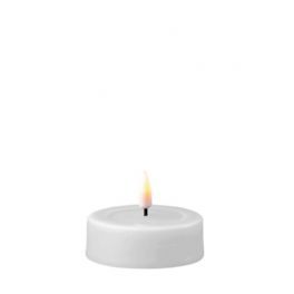 salg af Kunstig hvid LED fyrfadslys, 2 stk. Ø6,1 cm.