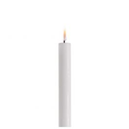 salg af Hvid LED kronelys, 2 stk. -2*15 cm. - kunstige stearinlys