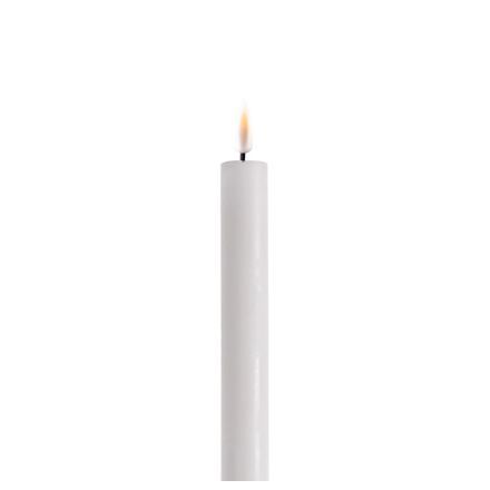 salg af Kunstig hvid LED kronelys, 2 stk. - 15 cm. - kunstige stearinlys