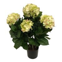 salg af Kunstig lime hortensia, 55 cm. - kunstige blomster