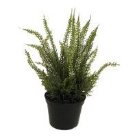 salg af Hvid lyng i potte, 25 cm. - kunstige blomster