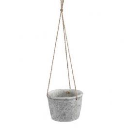 salg af Lysegrå hænge skjuler - Ø15*H11 cm.