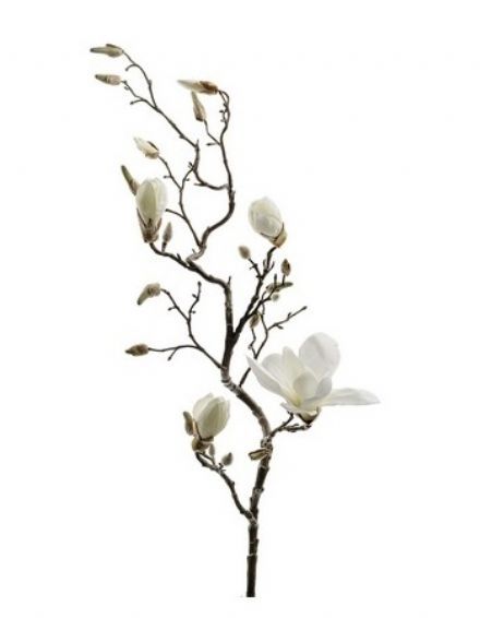 salg af Magnolie gren, hvid - 135 cm. - kunstige blomster