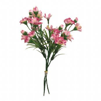 salg af Kunstig pink margurit buket, H30 cm.