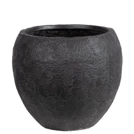 salg af Mørkegrå glasfiber krukke, Ø34 cm.
