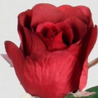 salg af Mørkerød rose Rose, 45 cm. - kunstig blomster