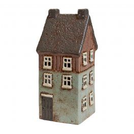 salg af Nyhavnhus, brun H22 cm.