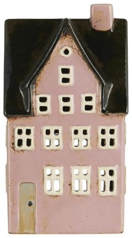 salg af Nyhavnhus, lyserød - h20 cm.