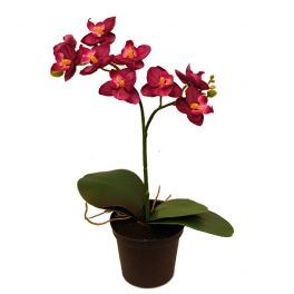 salg af Lilla orkide, 30 cm. - kunstige planter