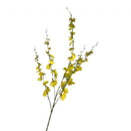 salg af Orkidegren, gul - 95 cm. - kunstige blomster