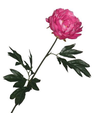 salg af Pink pæon, 75 cm. - kunstige blomster