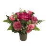 salg af Kunstig pink buket, H32 cm.