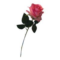 salg af Kunstig pink rose, H45 cm.