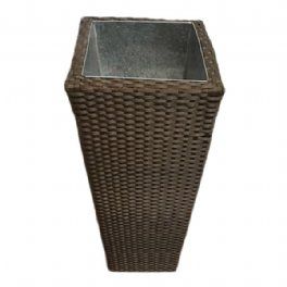 salg af Planteopsats i brun flet - H75 cm.