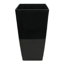 salg af Plast skjuler - Blank sort - Ø14*H26 cm.
