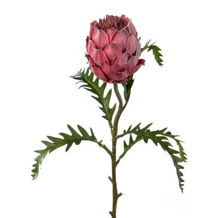 salg af Kunstig protea, pink - 62 cm.