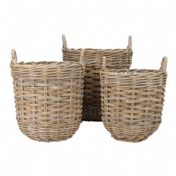 salg af Rattan kurv, Ø44 cm.
