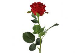 salg af Rød Rose, 70 cm. - kunstige blomster