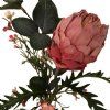 salg af Kunstig støvet rosa buket, H40 cm.