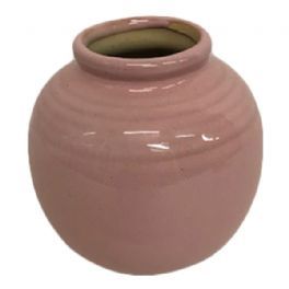 salg af Rosa vase, keramik - 8*8 cm.