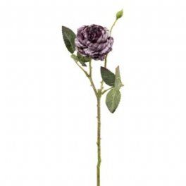 salg af Kunstig rose, lilla - H45 cm.