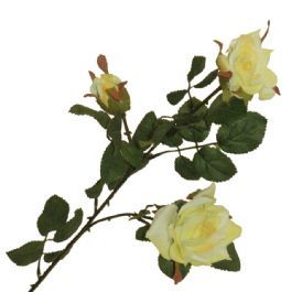 salg af Sart gul rose, 53 cm. - kunstige blomster