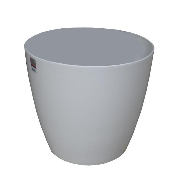 San remo, hvid plast krukke pÃ¥ hjul 42 cm. Ã42 krukker til træer Hjul til krukker
