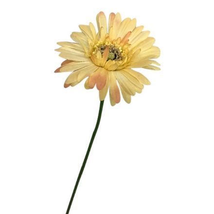 salg af Sart gul gerbera, 50 cm. - kunstige blomster