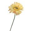 salg af Kunstig sart gul gerbera, H50 cm.