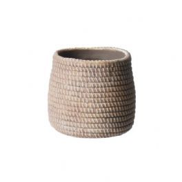 salg af Brun urtepotteskjuler, Ø14*H13 cm.