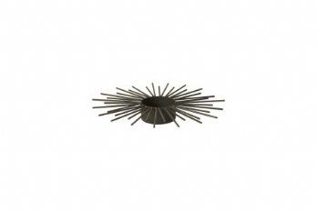 salg af Sort metal lysestage, ø16 cm.