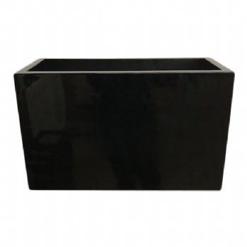 salg af Sort træ plantekasse, D23-H35-L56 cm.