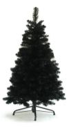 salg af Kunstig sort juletræ, H120 cm.