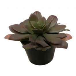 salg af Husløg med potte, lilla - 12 cm. - kunstige planter