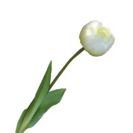 salg af Cremefarvet tulipaner, 45 cm. - kunstige blomster