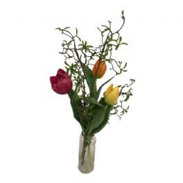 salg af Tulipan buket, 50 cm. - kunstige buketter