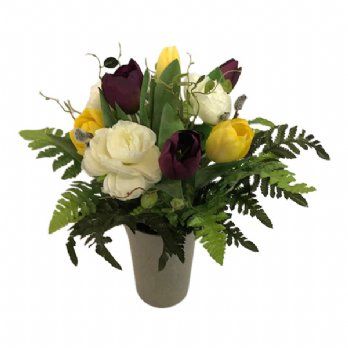 salg af Kunstig tulipanbuket, H35 cm.