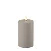 salg af Kunstig grå udendørs LED bloklys - 7,5*15 cm.