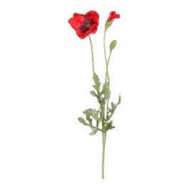 salg af Valmue, rød - 55 cm. - kunstige blomster