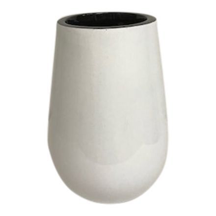 salg af Vase blank hvid - ø13*h25 cm.