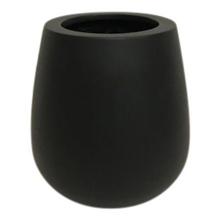 salg af Vase, mat sort - Ø13*H17 cm.